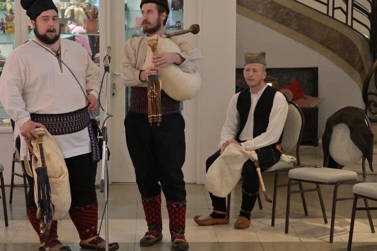 Презентација свирања на гајдама у Етнографском музеју у Београду