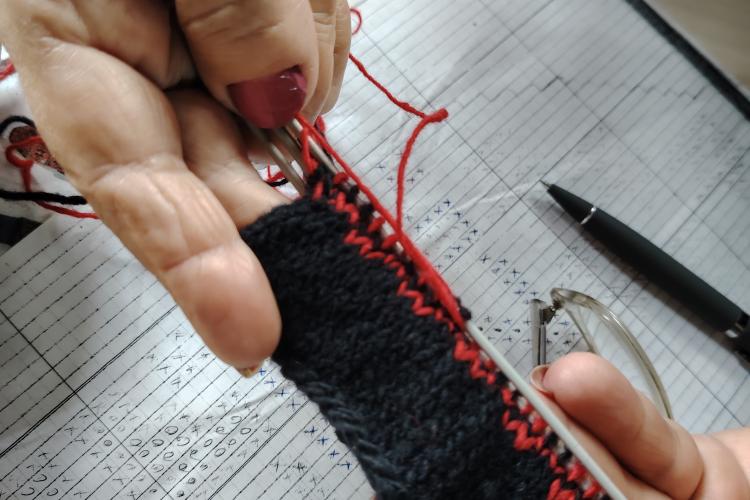 Радионица двопређног плетења у Равни 2025. године